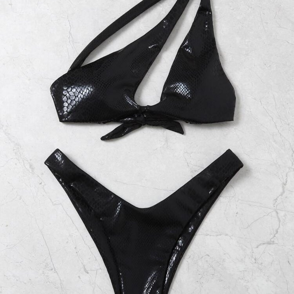 Snakeskin bikini